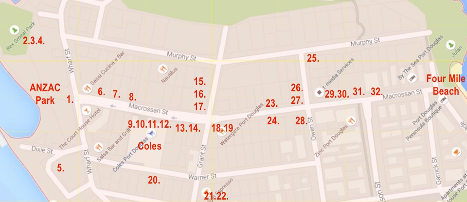 Macrossan Street Map