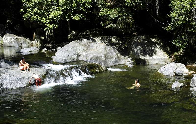 Crystal Cascades Swimmers